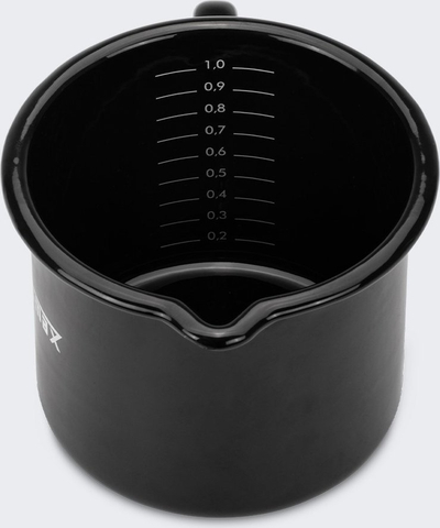 Tenxhere ngrohëse Petromax Warming Pot, çelik i emaluar, 1.1Qt, e zezë