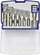 Set shirita shpimi Tivoly Technic, 7 copë, HSS inox 3-10 mm, argjent