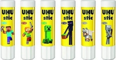 Ngjitës shkop UHU Minecraft, set 12 copë, 21g copa