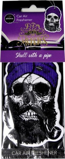 Aromatizues makine Aroma Car A10381 Skull with Pipe, karton, aromë e fortë