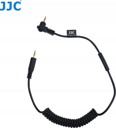 Kabllo telekomande JJC Cable-D, për Panasonic e Leica, spirale, e zezë