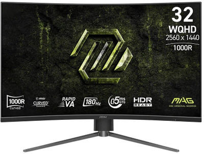 Monitor gaming MSI MAG 325CQPF E18, 32", WQHD 2560x1440, 180Hz, i zi