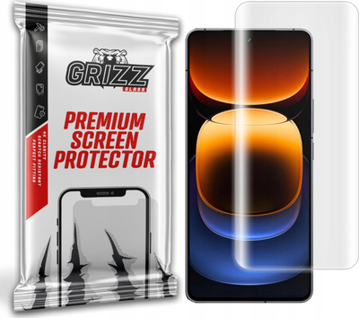 Folie mbrojtëse Grizz Hydrogel për Vivo iQOO 12, transparente