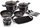 Set tenxhere Berlinger Haus BH-6911 Carbon Pro, 15 pjesë, veshje graniti, gri grafit metalik