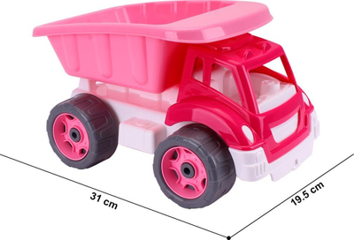 Kamion lodër TechnoK Tipper Truck, plastikë, për kalamaj 1+, rozë