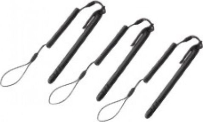 Stilolaps për ekran me prekje Zebra Stylus, set 3 copë, i zi