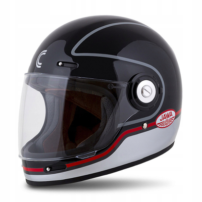 Helmetë moto Cassida Fiber Jawa Sport, integrale, madhësia S, e kuqe