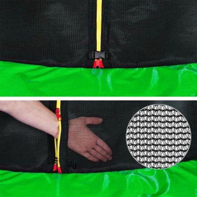 Trampolinë kopshti Promis, 180 x 252, e gjelbër / e zezë