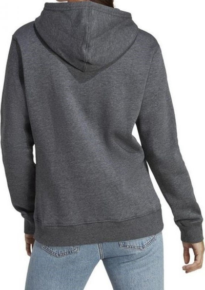 Bluza me kapuç Adidas Big Logo FL R HD W IC9845, për femra, gri