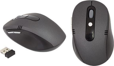 Maus wireless APT AK211, 2.4 GHz, USB, gri grafit