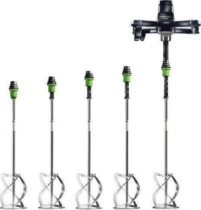 Mikser elektrik Festool MX 1000 RE EF HS2, motor i fuqishëm, rregullim lartësie, jeshil