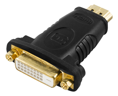 Adapter HDMI në DVI Deltaco, DVI-D single link, 1080p 60Hz, i zi
