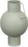 Vazo dekorative Giftdecor Convex, çelik, 23cm, jeshile pastel
