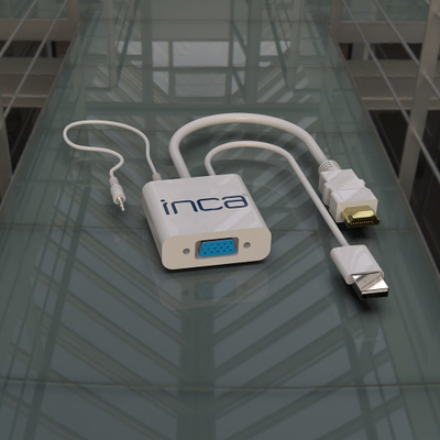 Adapter grafik USB Inca IVTH-01, port VGA, i bardhë