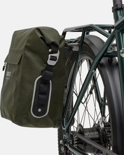 Çantë biçiklete Brooks Scape Pannier Small, 10-13L, IPX4, jeshile mud