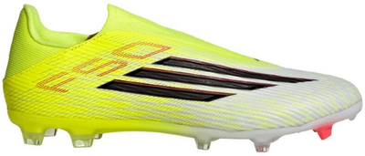 Këpucë futbolli Adidas F50 League Laceless, FG MG, unisex, Team Solar Yellow Black Lucid Red, nr 11.5