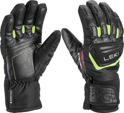 Ракавици за скијање LEKI WCR Team 3D Junior 2025/26, за деца, црни