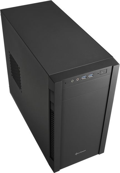 Kasë kompjuteri Sharkoon S1000, microATX, e zezë