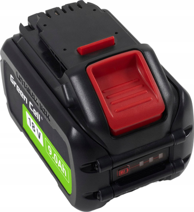 Bateri veglash Green Cell DCB547, 18V, 9Ah Li-Ion, e zezë