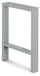 Këmbët e tavolinës së punës 750 x 630 mm, RAL 6011