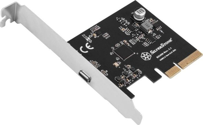 Kartë kontrolluese SilverStone SST-ECU06, PCIe 3.0 x4, USB-C 3.2 Gen 2x2