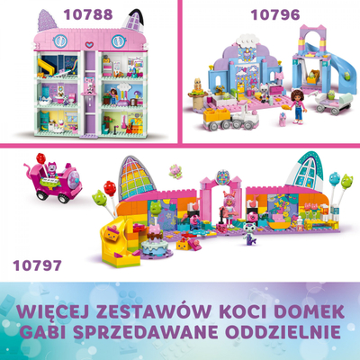 Lodra konstruktore LEGO Gabby’s Dollhouse 10795, set kreativ, për fëmijë 4+, shumëngjyrëshe