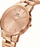 Orë dore për femra Daniel Wellington Iconic Link Unitone 28 DW00100401, ari rozë