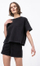 Maicë Pieces PCCHILLI Loose Fit, e zezë
