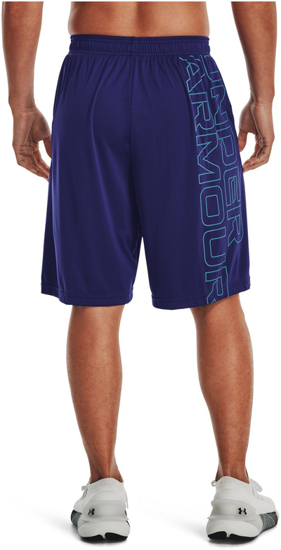 Кратки спортски панталони Under Armour UA Tech WM Graphic, мажи, полиестер, сини