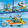 Lodër ndërtimi LEGO Friends Sea Rescue Centre 41736, set ndërtimi detar, mbi 7 vjeç, shumëngjyrëshe