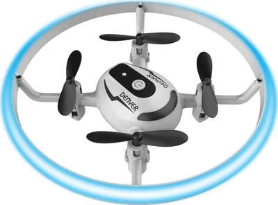 Dron Denver Electronics DRO-121, 350mAh, LED, i bardhë