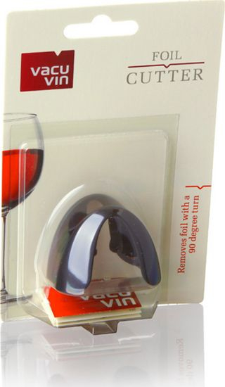 Prerëse folie vere Vacu Vin, e vogël, me thika të fshehura, e zezë
