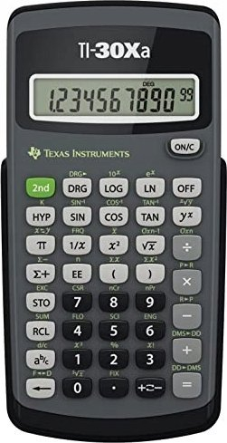 Kalkulator shkencor Texas Instruments TI 30XA, studentor, me ekran, gri