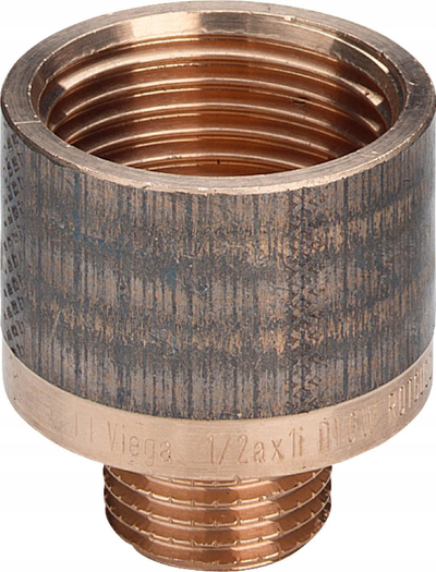Bashkues bronzi me fije 3242, reduktues 3/8" në 1/2", mashkull femër