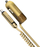 Mbushësi për makinë Remax RCC-103 Finchy, USB + Lightning + Micro USB, 3.4A, i artë
