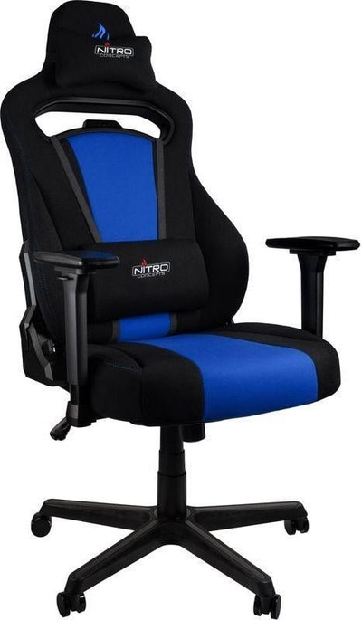 Karrige lojrash Nitro Concepts E250, ergonomike, deri 150 kg, blu