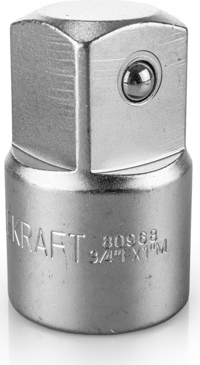 Adapter për çelsa FORCEKRAFT CrV, 3/4" në 1", metalik