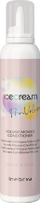 Shkumë flokësh Inebrya Ice Cream Pro Volume, për flokë të hollë, 200ml, e bardhë
