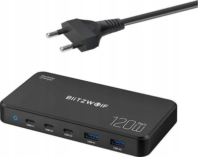Stacion karikimi BlitzWolf BW-i100, 5 në 1, 120W, i zi