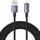 Kabllo USB në Lightning Usams SJ667U, 1.2m, 2.4A, ngjyrë argjendi