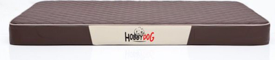 Dyshek për qen Hobbydog Premium Mattress L, Codura, lëkurë eko, kafe