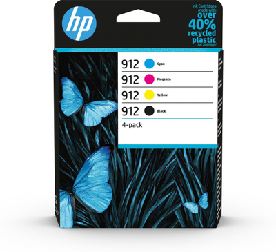 Мастило за печатач HP 912 6ZC74AE, оригинално, сет 4 парчиња, повеќебојно