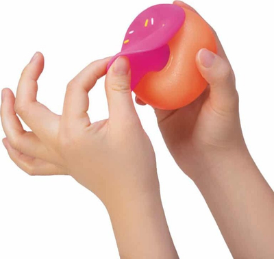 Lodër antistres Fat Brain Toys Nee Doh Dohnut, sensoriale, në formë donuts-i, shumëngjyrëshe