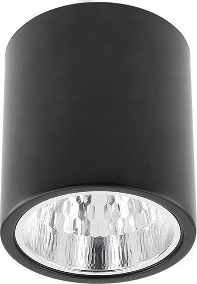 Plafoniere GTV DRAGO, E27, 60W, e zezë