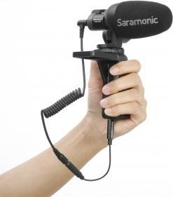 Adapter audio Saramonic SR-C2003, 3.5mm TRS në USB-C, 6cm, i zi