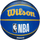 Top basketbolli Wilson NBA LA Lakers, madhësia 7, me pompë, lejla me të verdhë