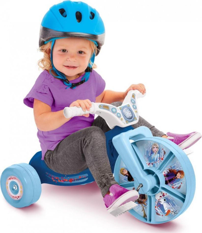 Tricikël fëmijësh Disney Frozen Fly Wheel, 10", plastikë, blu