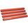 Шипки за резервоар Watercool HEATKILLER Tube, 150mm, комплет 4 парчиња, црвени