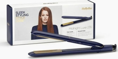 Drejtuse flokësh BaByliss Midnight Luxe 235 2516PE, 235°C, Ceramic Titanium, e zezë