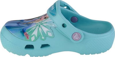 Sandale për kalamoj Crocs Frozen Classic Clog, goca, turkeze